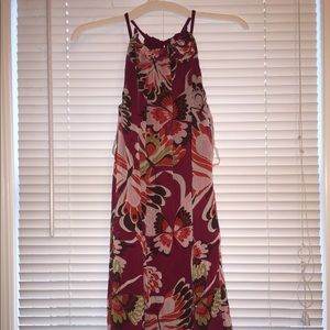 EUC high neck flowy dress S